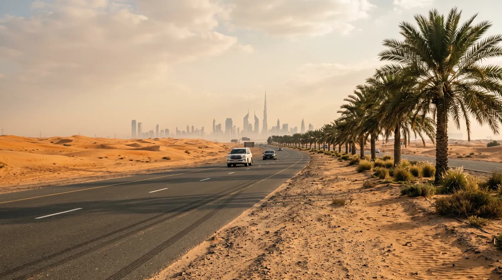 Die Küste von Saadiyat Island in Abu Dhabi
