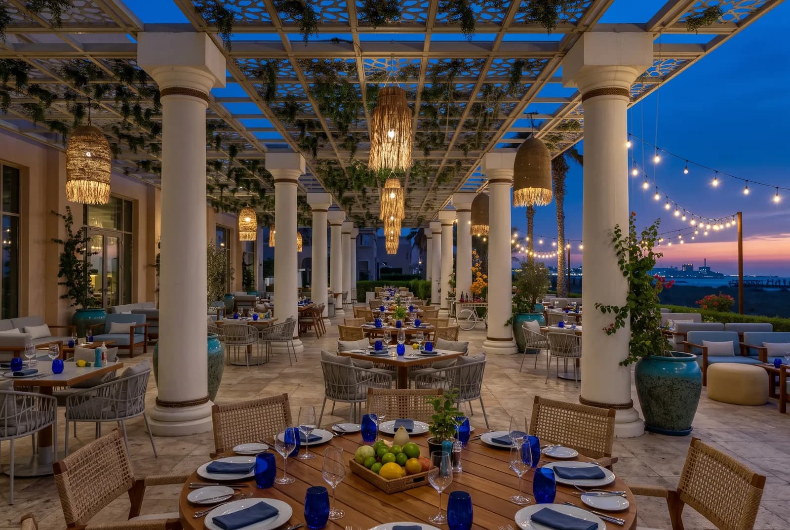 Restaurantterrasse, Rixos Premium Saadiyat Island