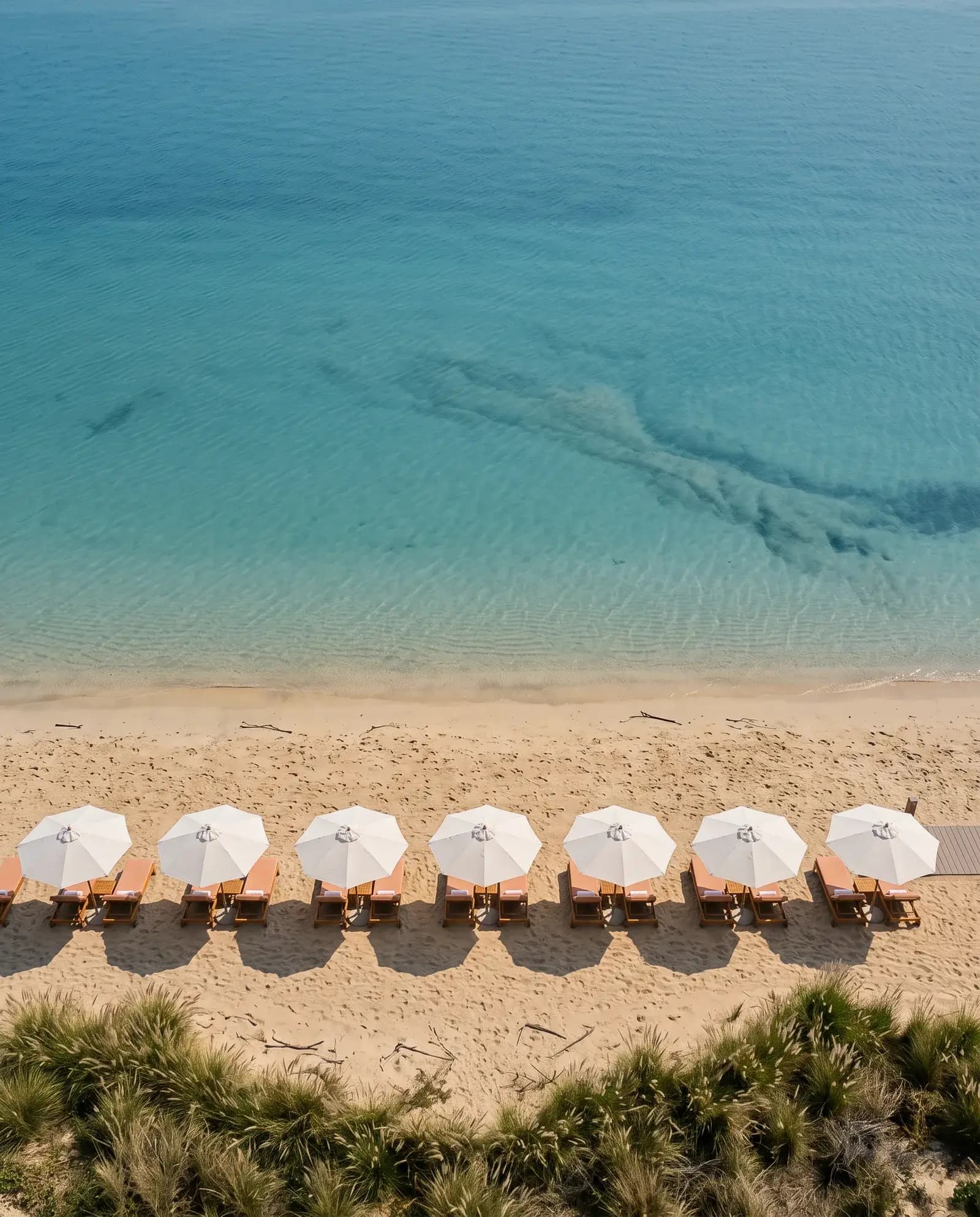 The sea in front of the resort, Jumeirah Saadiyat Island