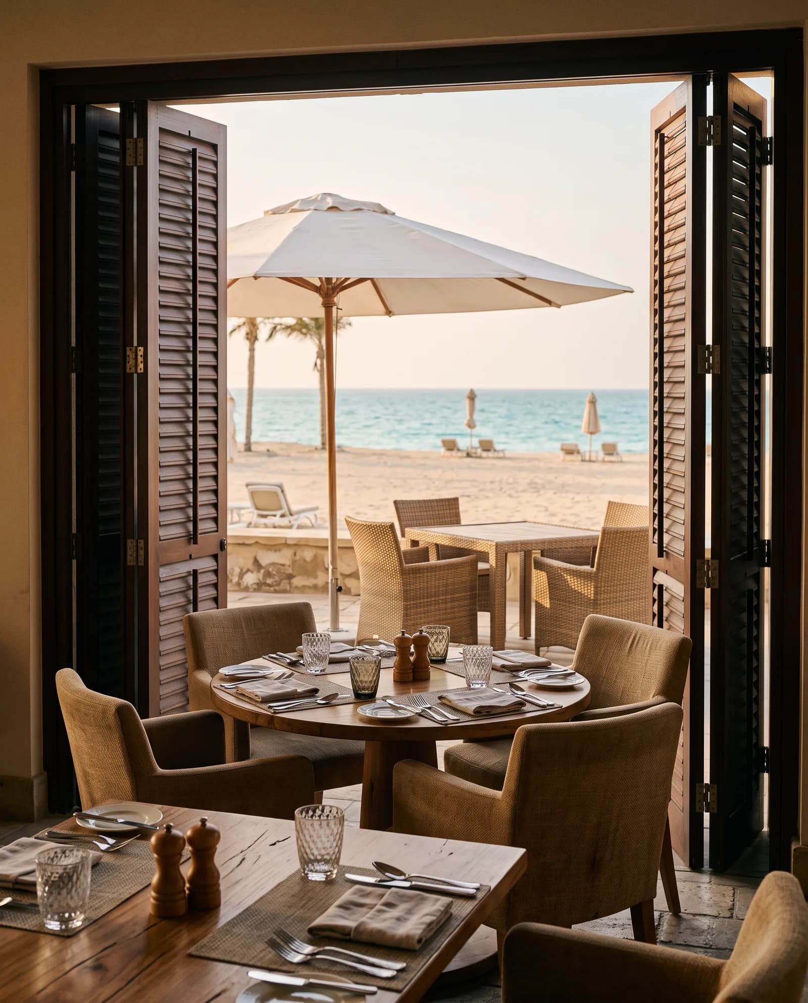 Restaurant terrace, Park Hyatt Abu Dhabi