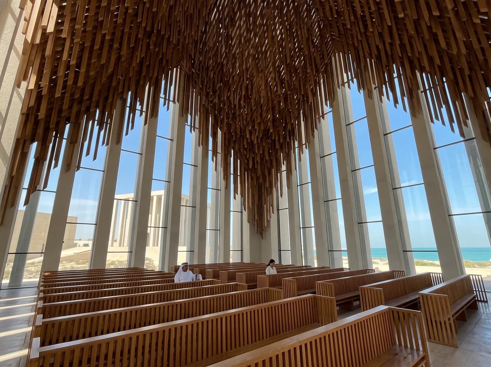 Timber vault over the hall of St. Francis Church
